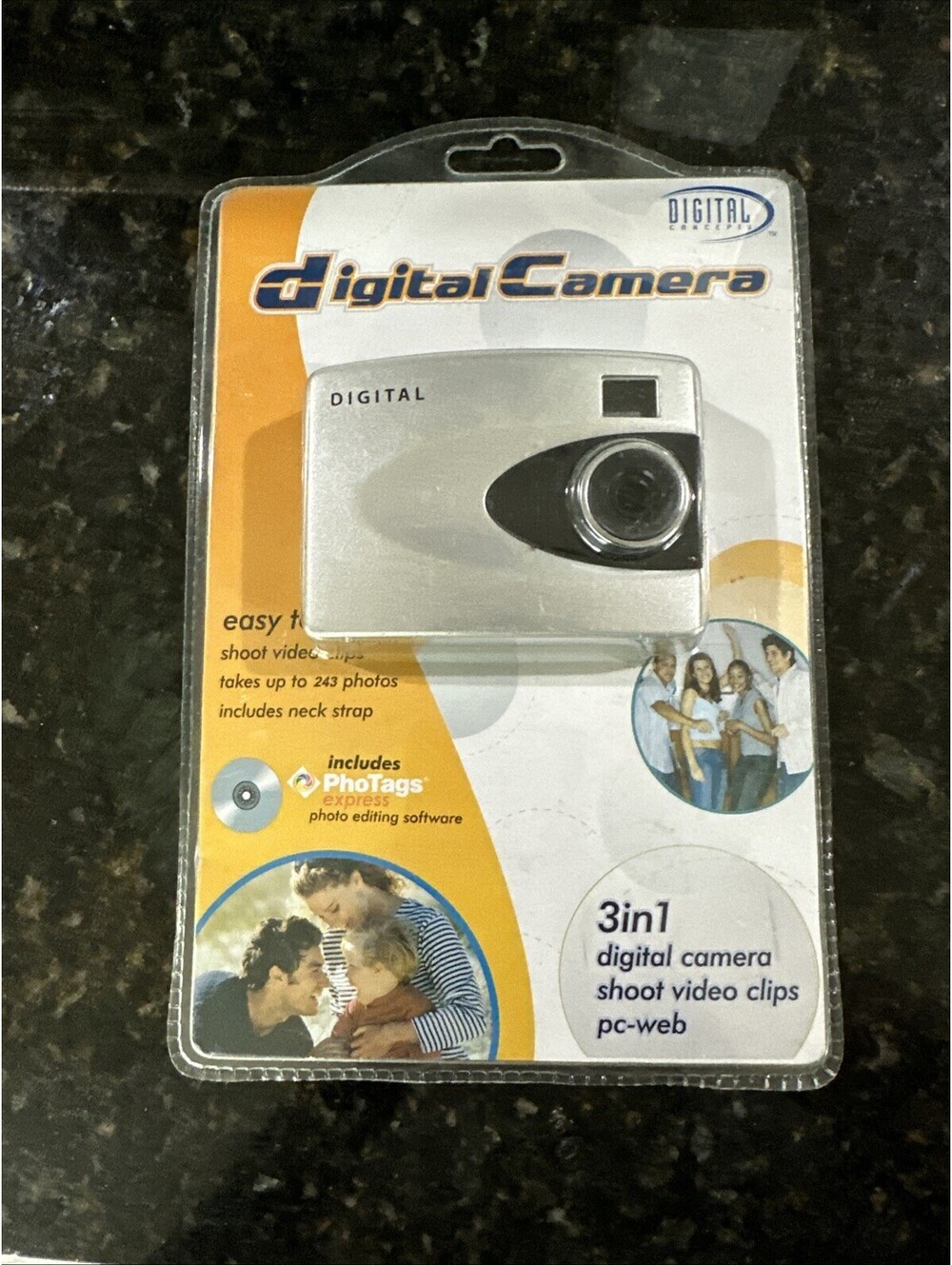 Digital Concepts Point & Shoot Digital Camera Silver